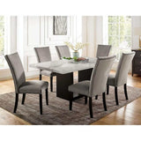 Kian Black & White Dining Table - Ornate Home