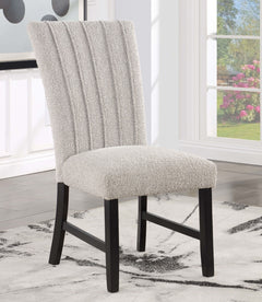 Kian Gray/Black 7 Pc. Dining Room Set - Ornate Home