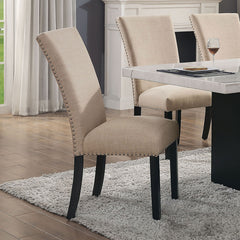 Kian White/Black 7 Pc. Dining Room Set - Ornate Home