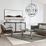 Kiannah Black Club Chair - Ornate Home