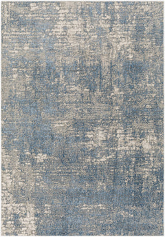 Kiblawan Teal Abstract Area Rug - Clearance - Ornate Home
