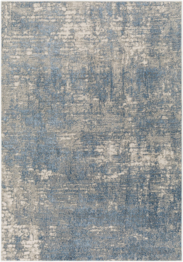 Kiblawan Teal Abstract Area Rug - Clearance - Ornate Home