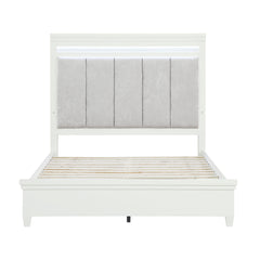 Kidman White California King Bed - Ornate Home
