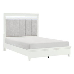 Kidman White California King Bed - Ornate Home