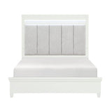 Kidman White California King Bed - Ornate Home