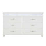 Kidman White Dresser - Ornate Home