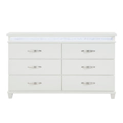 Kidman White/Gray 5-Piece Queen Bedroom Set - Ornate Home