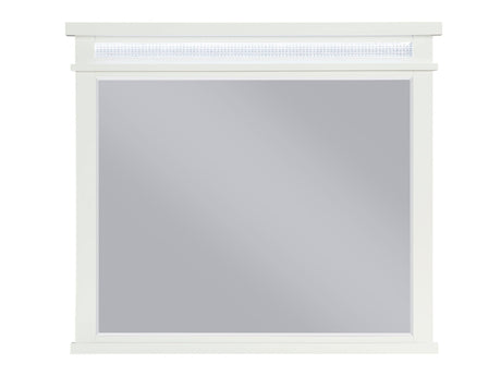 Kidman White Mirror - Ornate Home