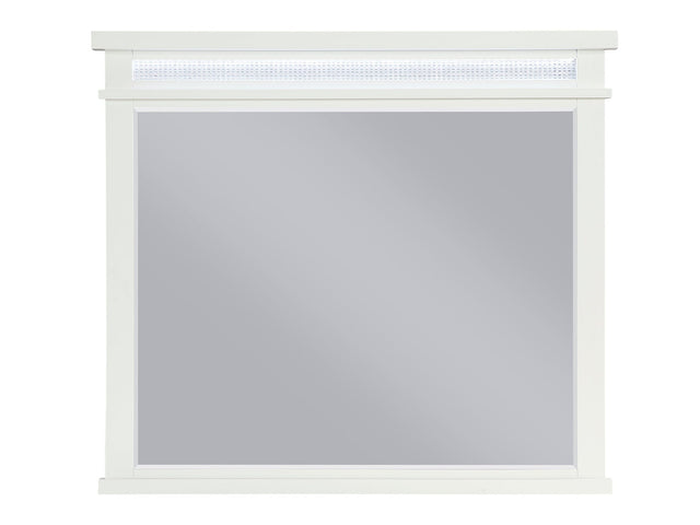 Kidman White Mirror - Ornate Home