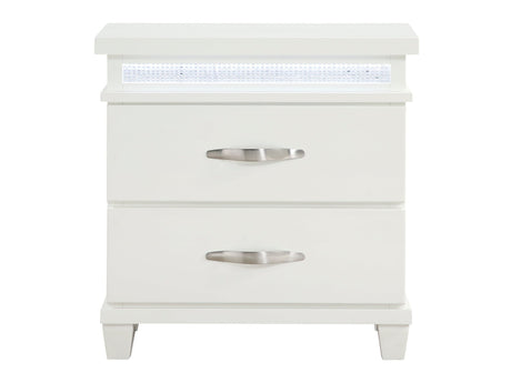 Kidman White Nightstand - Ornate Home