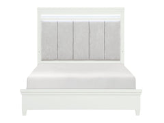 Kidman White Queen Bed - Ornate Home