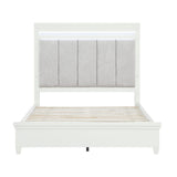 Kidman White Queen Bed - Ornate Home