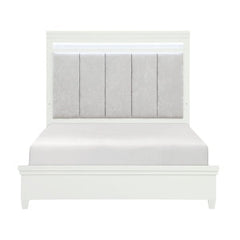 Kidman White Queen Bed - Ornate Home
