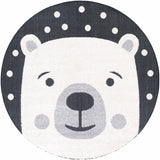 Kids Bear Animal Print Nursery Outdoor Area Rug - Clearance - Ornate Home