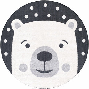Kids Bear Animal Print Nursery Outdoor Area Rug - Clearance - Ornate Home