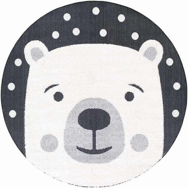 Kids Bear Animal Print Nursery Outdoor Area Rug - Clearance - Ornate Home