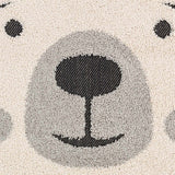 Kids Bear Animal Print Nursery Outdoor Area Rug - Clearance - Ornate Home