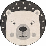 Kids Bear Animal Print Nursery Outdoor Area Rug - Clearance - Ornate Home
