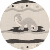 Kids Dinosaur Animal Print Nursery Outdoor Area Rug - Clearance - Ornate Home