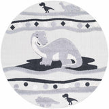 Kids Dinosaur Animal Print Nursery Outdoor Area Rug - Clearance - Ornate Home