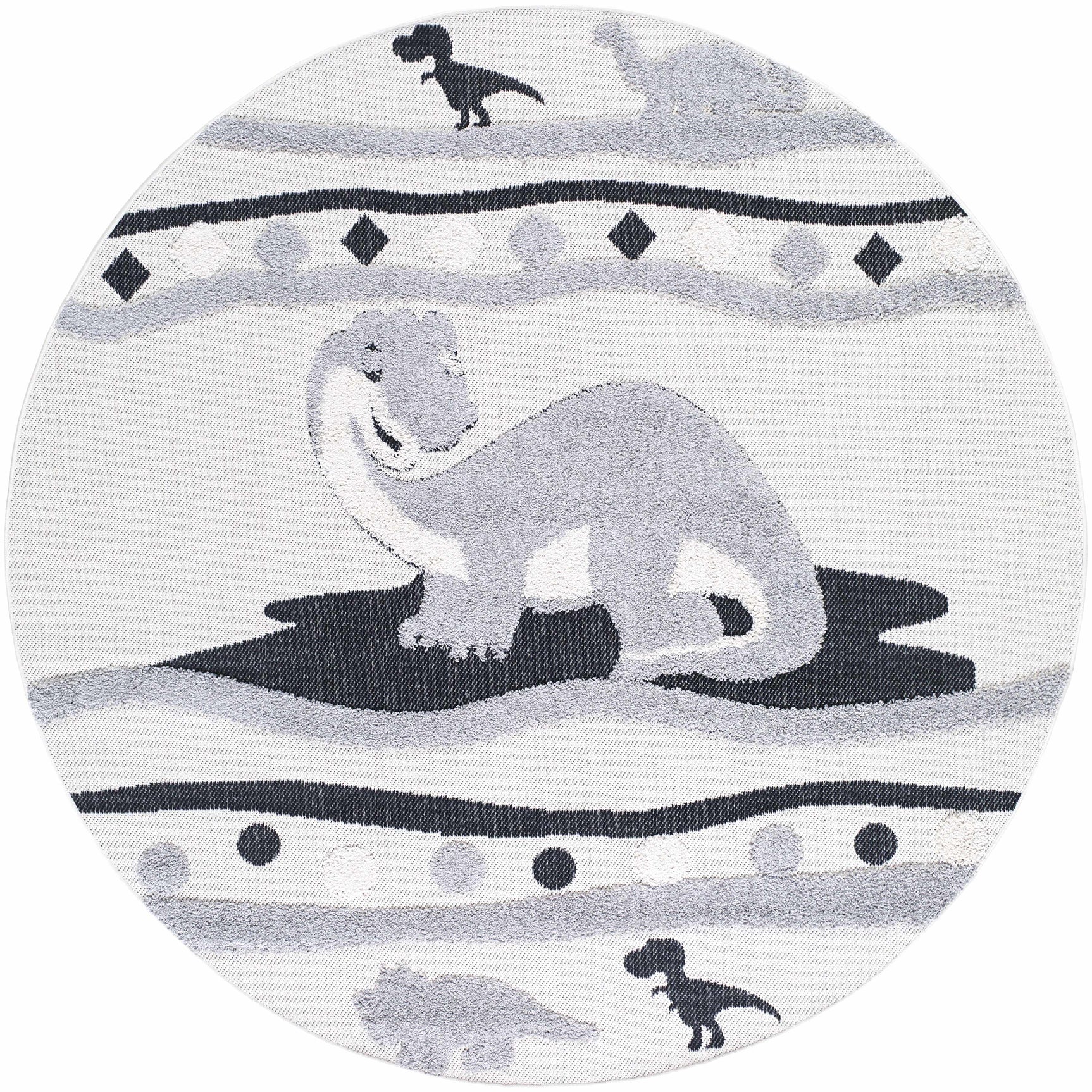 Kids Dinosaur Animal Print Nursery Outdoor Area Rug - Clearance - Ornate Home