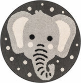 Kids Elephant Animal Print Nursery Area Rug - Clearance - Ornate Home