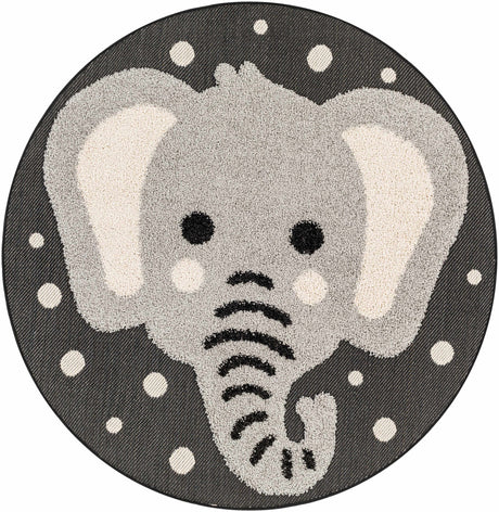 Kids Elephant Animal Print Nursery Area Rug - Clearance - Ornate Home