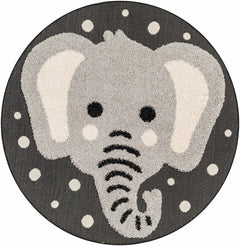 Kids Elephant Animal Print Nursery Outdoor Area Rug - Clearance - Ornate Home