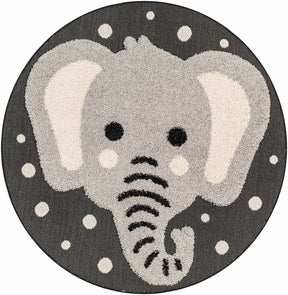 Kids Elephant Animal Print Nursery Outdoor Area Rug - Clearance - Ornate Home