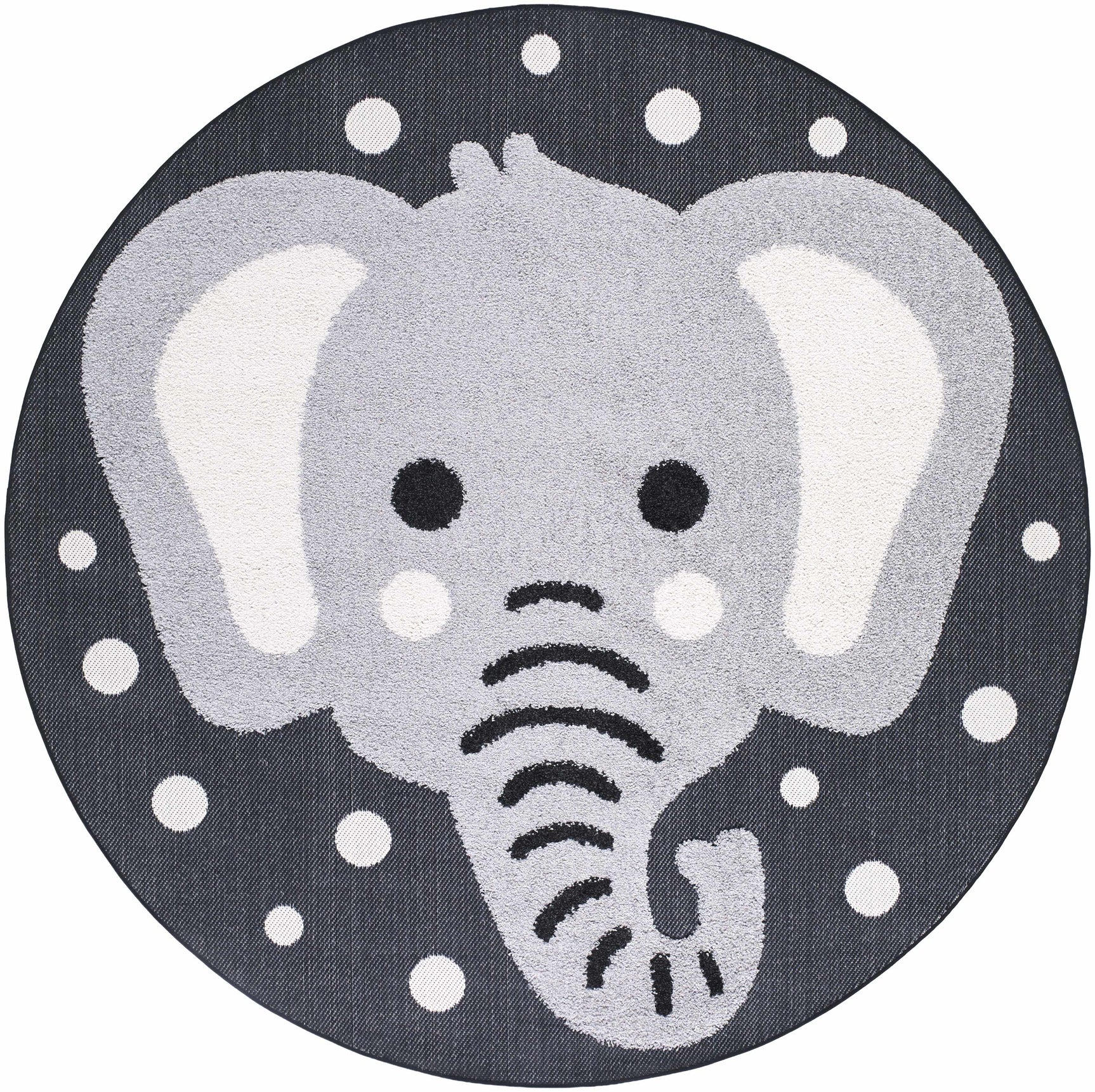 Kids Elephant Animal Print Nursery Outdoor Area Rug - Clearance - Ornate Home