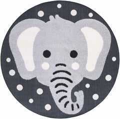 Kids Elephant Animal Print Nursery Outdoor Area Rug - Clearance - Ornate Home