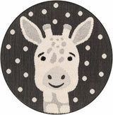 Kids Giraffe Animal Print Nursery Outdoor Area Rug - Clearance - Ornate Home