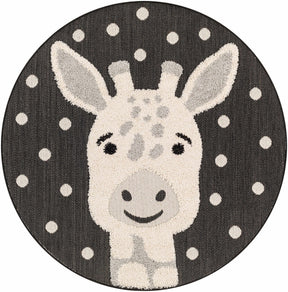 Kids Giraffe Animal Print Nursery Outdoor Area Rug - Clearance - Ornate Home