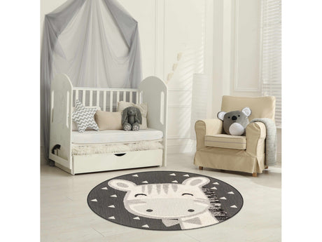 Kids Giraffe Bowtie Animal Print Nursery Area Rug - Clearance - Ornate Home