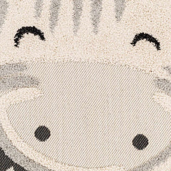 Kids Giraffe Bowtie Animal Print Nursery Outdoor Area Rug - Clearance - Ornate Home