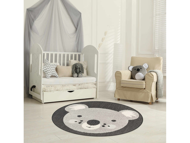 Kids Koala Animal Print Nursery Area Rug - Clearance - Ornate Home