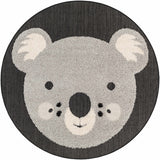 Kids Koala Animal Print Nursery Area Rug - Clearance - Ornate Home