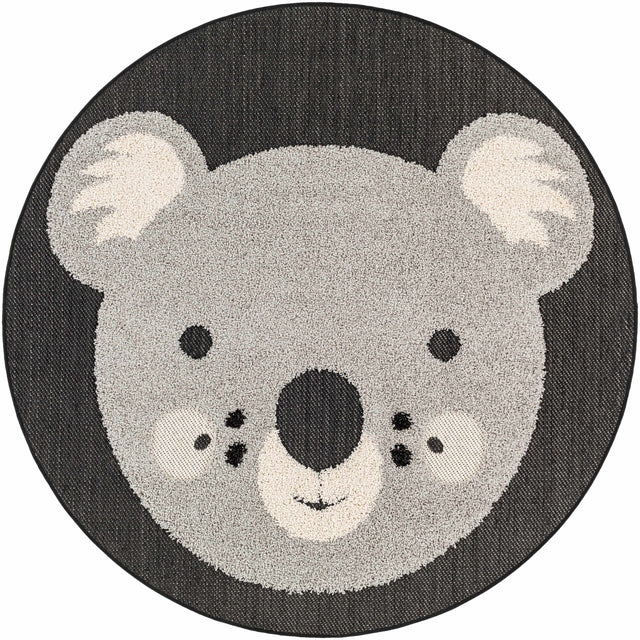 Kids Koala Animal Print Nursery Outdoor Area Rug - Clearance - Ornate Home