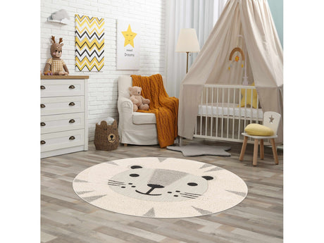 Kids Lion Animal Print Nursery Area Rug - Clearance - Ornate Home