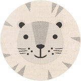 Kids Lion Animal Print Nursery Area Rug - Clearance - Ornate Home