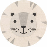Kids Lion Animal Print Nursery Outdoor Area Rug - Clearance - Ornate Home