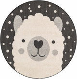Kids Llama Animal Print Nursery Area Rug - Clearance - Ornate Home