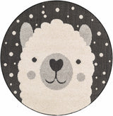 Kids Llama Animal Print Nursery Outdoor Area Rug - Clearance - Ornate Home