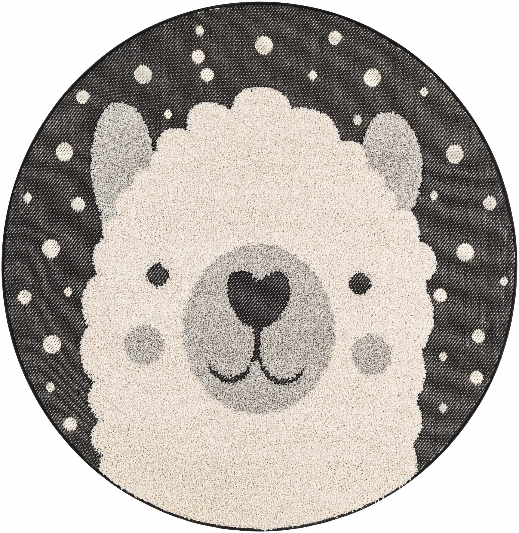 Kids Llama Animal Print Nursery Outdoor Area Rug - Clearance - Ornate Home