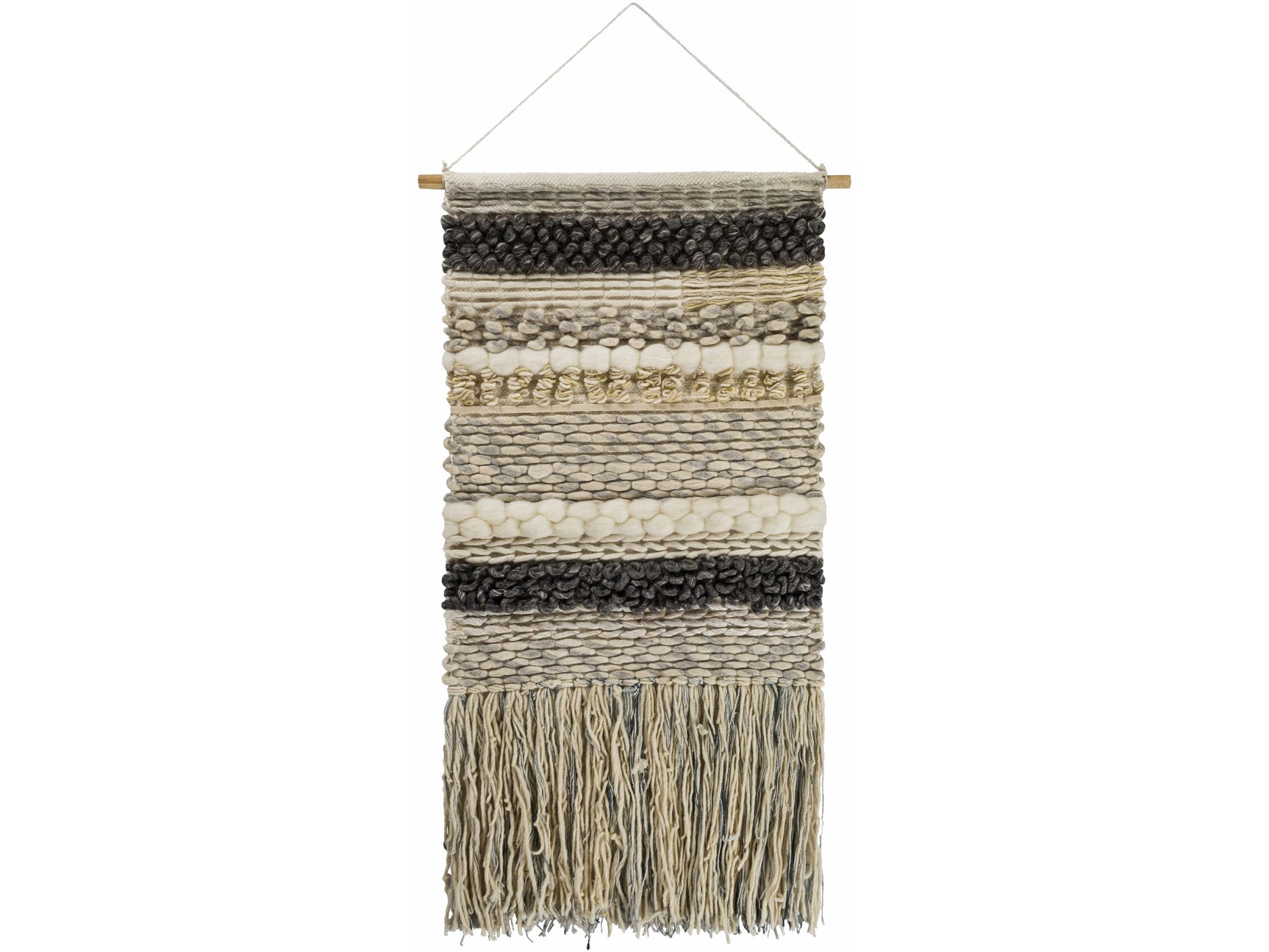 Kiefer Handwoven Wool Fringe Tapestry - Ornate Home