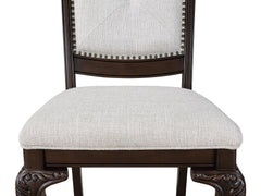 Kiera Coffee Brown 9-Piece Extendable Dining Room Set - Ornate Home