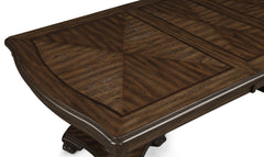 Kiera Coffee Brown 9-Piece Extendable Dining Room Set - Ornate Home