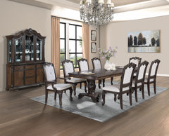 Kiera Coffee Brown Hutch & Buffet - Ornate Home
