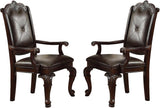 Kiera Rich Dark Brown Formal Dining Room Set / 7pc - Ornate Home