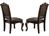 Kiera Rich Dark Brown Side Chair (Set of 2) - Ornate Home